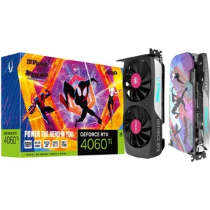 RTX4060 Ti Amp Spıderman Nvidia 16GB GDDR6 128Bit Ekran Kartı ZT-D40620F-10SMP