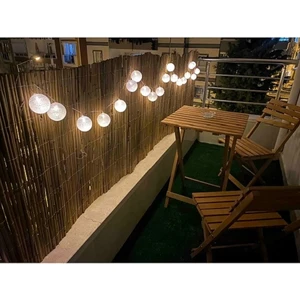 90 Cm x 3 Metre Hasır Kamış Balkon Çiti Bahçe Çiti Gölgelik Bambu Çit Dekorasyon