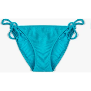 Brazilian Bikini Altı Basic Dokulu Yanları Bağlama Detaylı