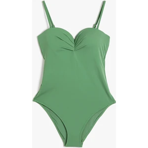 Basic Mayo İnce Çıkarılabilir Askılı Drapeli Balenli Kaplı