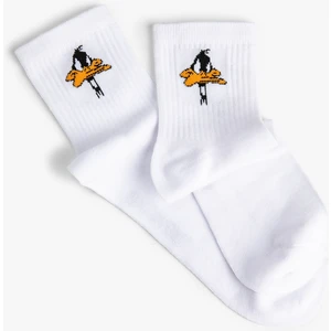 Daffy Duck Soket Çorap Lisanslı İşlemeli