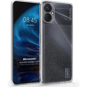 Tecno Spark 9 Pro Kılıf Transparent Soft Şeffaf