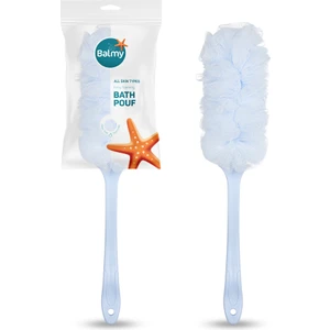 Naturel Saplı Banyo Lifi Mavi