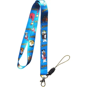 Dodo Bone Taş Devri Yaka Kartı, Boyun  Askı Ipi, Kart Askı Ipi, Telefon Askı Aparatı, Mavi Yatay Kartlık