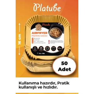 Pişirme Kağıdı 50 Adet Airfryer Yağlı Kağıt