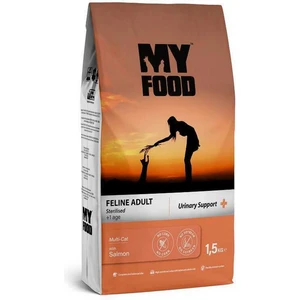 My Food Somonlu Kısırlaştırılmış Yetişkin Kedi Maması Urinary Support 1,5 kg