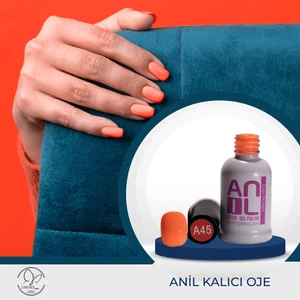 Anil Kalıcı Oje Turuncu Renkler | Dayanıklı Kolay Uygulanan Trend Renkler | Hızlı Kuruma ve Parlaklık 10ml