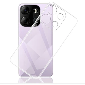 Case 4U Tecno Spark Go 2023 Kılıf Kamera Korumalı Yumuşak Şeffaf Ince Süper Silikon