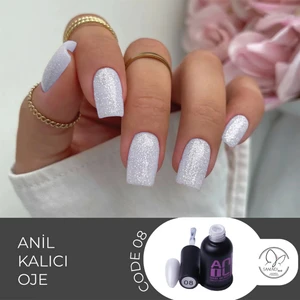Anil Kalıcı Oje Simli Renkler | Dayanıklı Kolay Uygulanan Trend Renkler | Hızlı Kuruma ve Parlaklık 10ml
