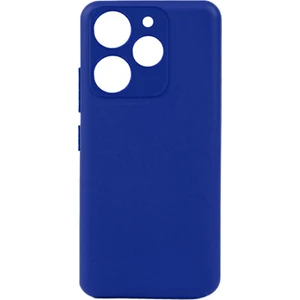 Case 4U Tecno Spark 10 Pro Kılıf Kamera Korumalı Mat Renkli Yumuşak Kalın Sağlam Silikon Biye Mavi