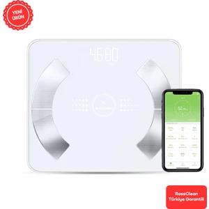 Smart Life 2 Yağ Ölçer Fonksiyonlu Akıllı Bluetooth Tartı