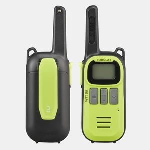 Forclaz Usb Ile Şarj Edilebilen Walkie Talkie - 5 Km - Sarı / Siyah - Wt100
