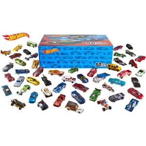 Hot Wheels Başlangıç Seti - 50'Li Araba Seti - Geniş Ürün Yelpazesi, Oyuncak Araba Koleksiyonu, 1:64 Ölçek - V6697