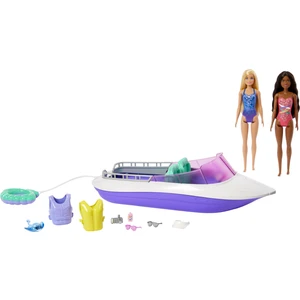 Barbie'Nin Botu Oyun Seti, 2 Barbie , 4 Oturma Alanı Bulunan Şeffaf Zeminli Tekne (46 Cm) Ve 4 Aksesuarıyla, 3 Yaş Ve Üzeri Hhg60