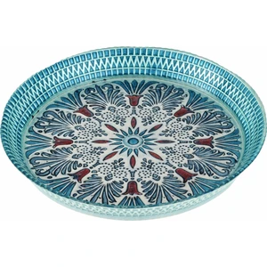 Karaca Home Anatoly Dekoratif Tepsi 32 cm Mavi
