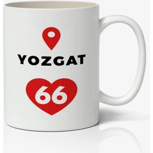 Nostaljik Lezzetler Yozgat Baskılı Kupa Bardak Baskılı Kahve Kupa Bardak