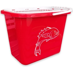 Süzgeçli Balıkçı Kovası 15 Lt Kırmızı Kod 179