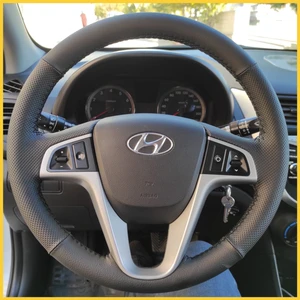 Hyundai Accent Blue Uyumlu Araca Özel Deri Direksiyon Kılıfı