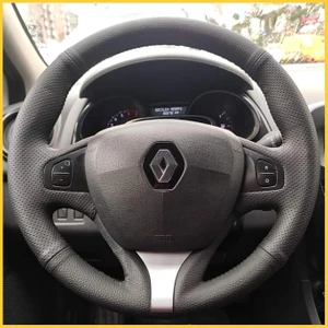 Renault Clio 4 Faz 1 2014-2017 Araca Özel Direksiyon Kılıfı (Makyajlı Kasalara Uyumlu Değildir)