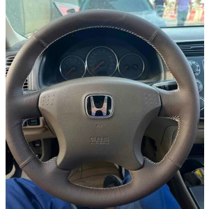 Honda Vtec 2 Araca Özel Direksiyon Kılıfı (Kahverengi)