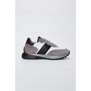 Agatho Erkek Grisiyah Deri Sneakers & Spor Ayakkabı 383 5630 Erk Ayk Y23