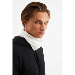 Beyaz Erkek 4 fonksiyonlu Koruyucu  Pamuklu, Esnek, Terletmez, Bandana, Boyunluk, Buff, Maske