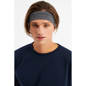 Füme Erkek Pamuklu Penye, Kaymaz, Terletmez, Ultra Hafif, Spor Saç Bandı Bandana