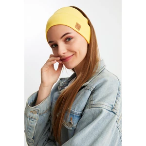 Sarı Kadın Pamuklu Kaşkorse, Kaymaz, Terletmez, Ultra Hafif, Spor Saç Bandı Bandana Buff