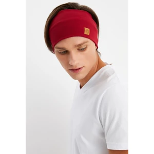 Bordo Erkek Pamuklu Kaşkorse, Kaymaz, Terletmez, Ultra Hafif, Spor Saç Bandı Bandana Buff