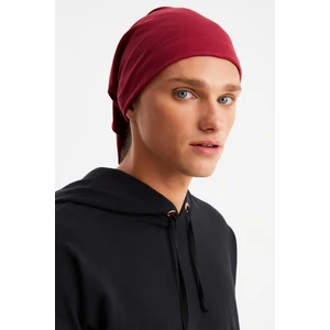 Bordo Erkek 4 Fonksiyonlu Koruyucu  Pamuklu, Esnek, Terletmez, Bandana, Boyunluk, Buff, Maske