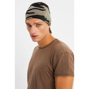 Kamuflaj Erkek Pamuklu Penye, Kaymaz, Ultra Hafif, Spor Geniş Saç Bandı Bandana Buff