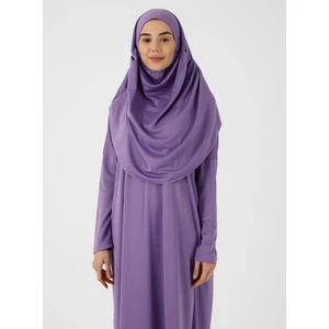 Tek Parça Namaz Elbisesi - Lila - Zenane