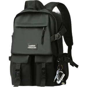 Okul Çantası Erkek Kore Versiyonu Kolej Öğrencisi Lise Öğrencisi Büyük Kapasiteli Ortaokul Öğrencisi Rahat Trend Sırt Çantası Bilgisayar Çantası (Yurt Dışından)