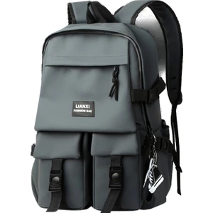 Okul Çantası Erkek Kore Versiyonu Kolej Öğrencisi Lise Öğrencisi Büyük Kapasiteli Ortaokul Öğrencisi Rahat Trend Sırt Çantası Bilgisayar Çantası (Yurt Dışından)