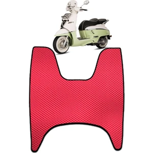 Peugeot Django 125I Motor 3D Havuzlu Paspas Kırmızı