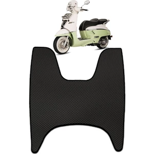 Peugeot Django 125I Motor 3D Havuzlu Paspas Siyah