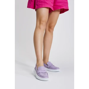 Chiara Kadın Lila Hakiki Deri Loafer Ayakkabı 352 646 Bn Ayk Y23