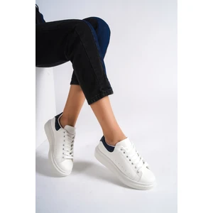 MBMKQ200-BSDF Kadın Kalın Taban Beyaz/sedef Sneaker & Spor Ayakkabı