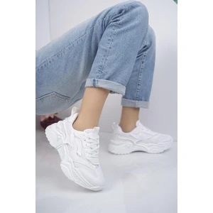 Aleza Shoes Mosina Bağcıklı Ultra Rahat Kadın Sneaker