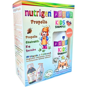 Propolis Şurup 200 ml + Aquas Kids Şampuan 250 ml Hediyeli