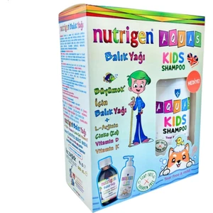 Balık Yağı Şurubu 200 ml + Aquas Kids Şampuan 250 ml Hediyeli