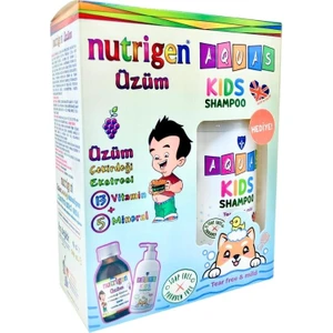 Üzüm Pediatrik Şurup 200 ml + Aquas Kids Şampuan 250 ml Hediyeli