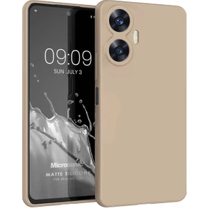Matte Silicone Realme C55 Kılıf Gold