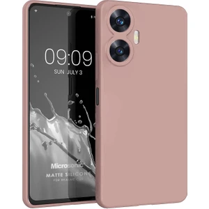 Matte Silicone Realme C55 Kılıf Rose Gold
