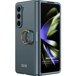 Samsung Galaxy Z Fold 5 Kılıf Ring Fall Platinum Yeşil