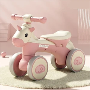 Çocuk Denge Arabası Dört Tekerlekli Scooter 1-3 Yaş Erkek ve Kadın Slayt Araba (Yurt Dışından)