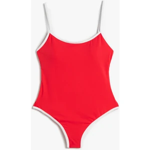 İnce Askılı Mayo Biye Detaylı Kaplı