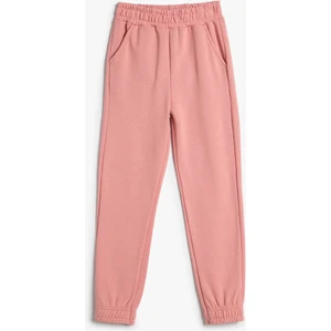 Basic Jogger Eşofman Altı Şardonlu Cepli Beli Lastikli Pamuklu