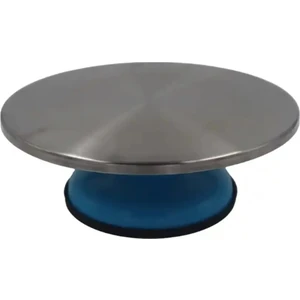 İntime Endüstriyel Mutfak Altı Plastik Üzeri Paslanmaz Pasta Sıvama Standı Mavi