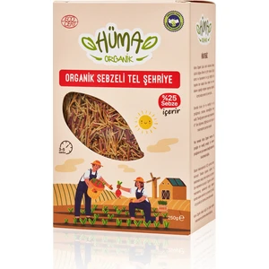 Hüma Organik Sebzeli Tel Şehriye 250 gr